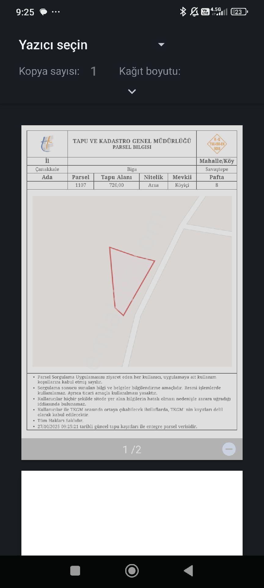 Savaştepe Köyü Satılık Arsa - Görsel 3