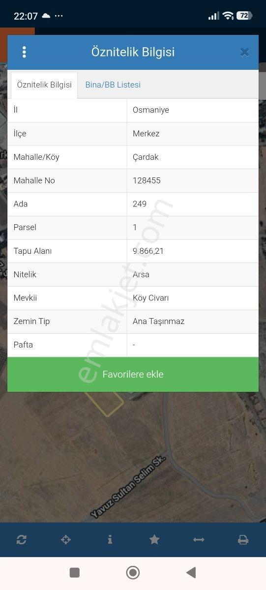 Sahibinden, Osmaniye Çardak'da Yatırımlık Toplam 622 M2 Arsa - Görsel 5