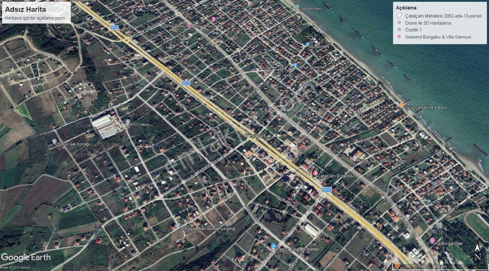 Amazon'dan Çatalçam'da 4 Kata İmarlı 374 M2 Satılık Fırsat Arsa