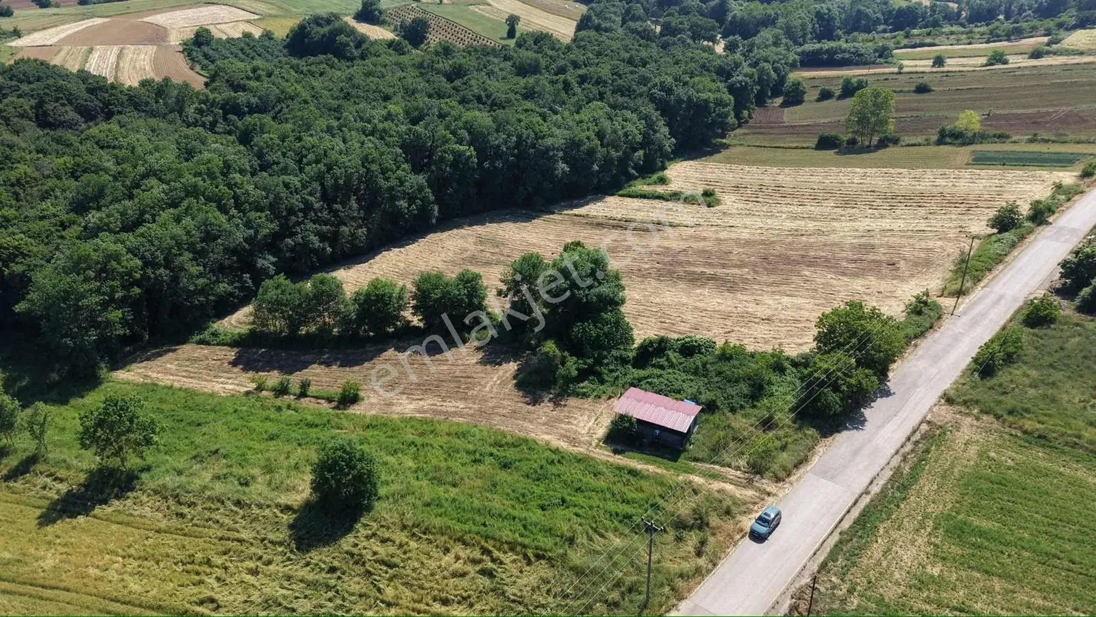 Plajlara 10 Km Mesafede 2 Dönüm %5 İmarlı Asfalt Cephe Arazi - Görsel 4