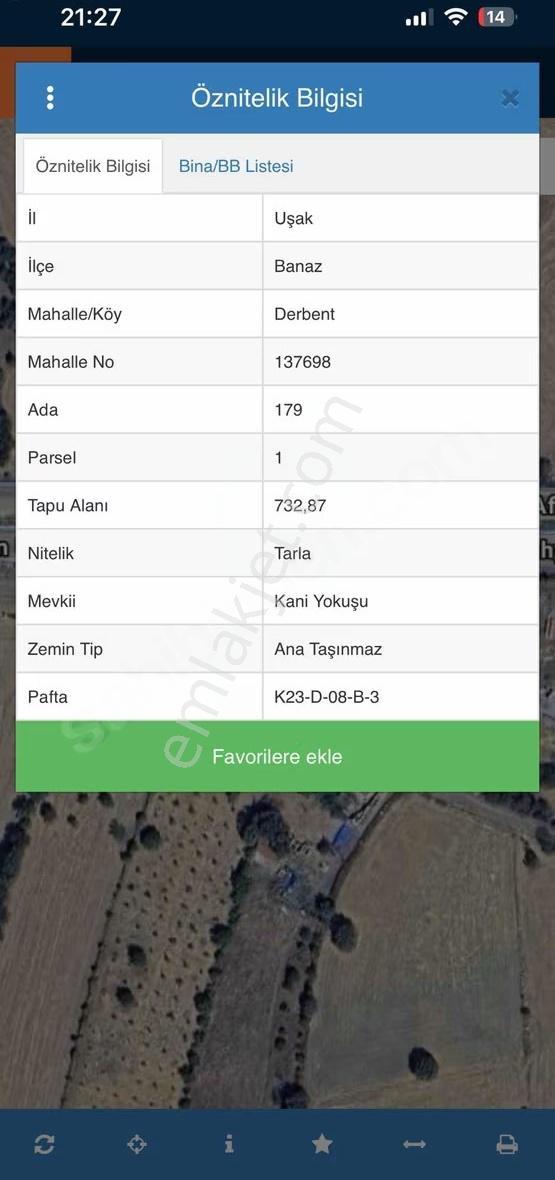 Ankara İzmir Asfaltına 59m Cepheli 732 M2 Tarla - Görsel 2