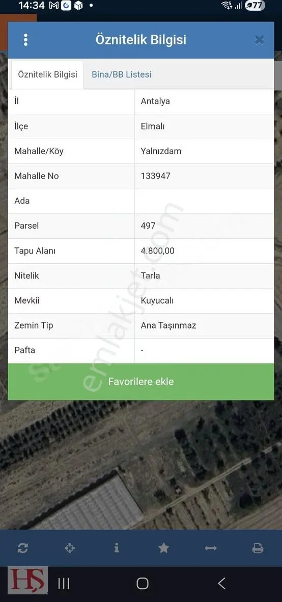 Elmalı'da 4800 M2 Yola Cepheli Satılık Tarla - Görsel 2