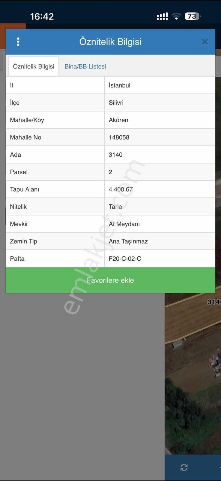 Silivri Akörende Kelepir Fırsat Satılık Tarla Altyapılı - Görsel 2