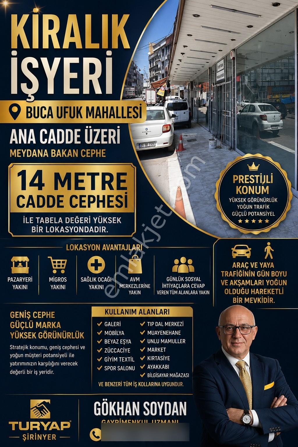 Ufuk Mh. Ana Cadde Üzeri Meydan Cepheli 200+40 M2 Kiralık Mağaza - Görsel 11
