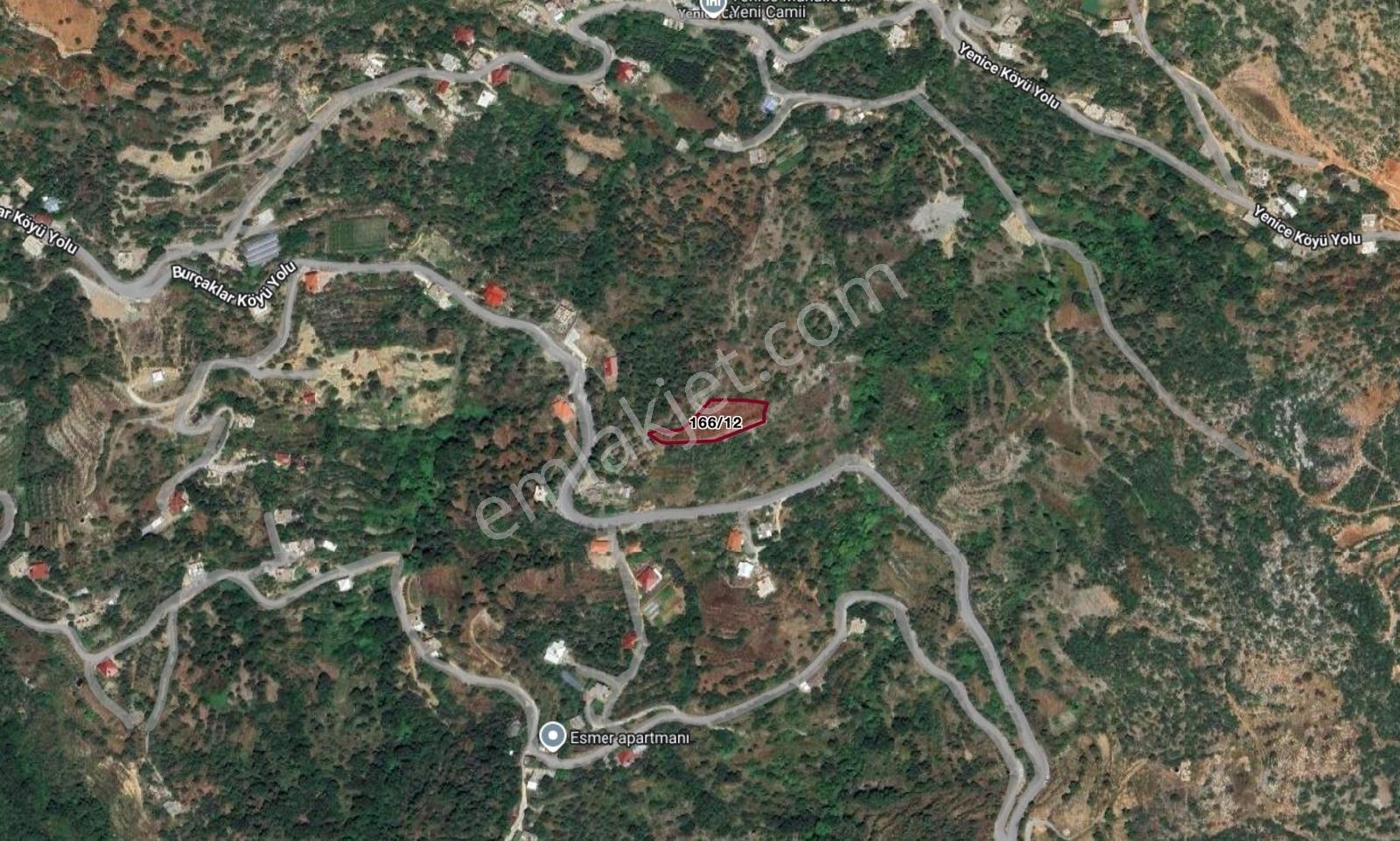 Alanya Yenice Deniz Manz Tek Tapu Resmi Yol 2024m2 Satılık Tarla - Görsel 9