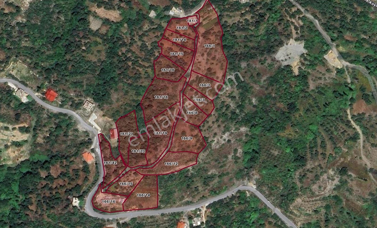 Alanya Yenice Deniz Manz Tek Tapu Resmi Yol 2024m2 Satılık Tarla - Görsel 12