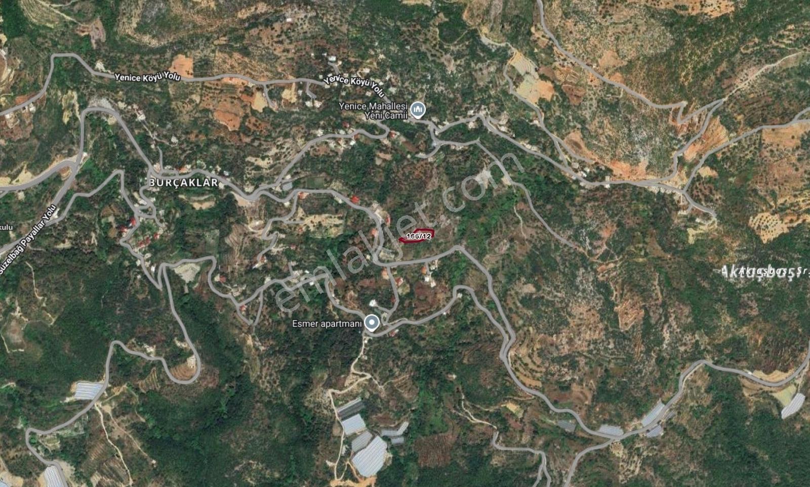 Alanya Yenice Deniz Manz Tek Tapu Resmi Yol 2024m2 Satılık Tarla - Görsel 10