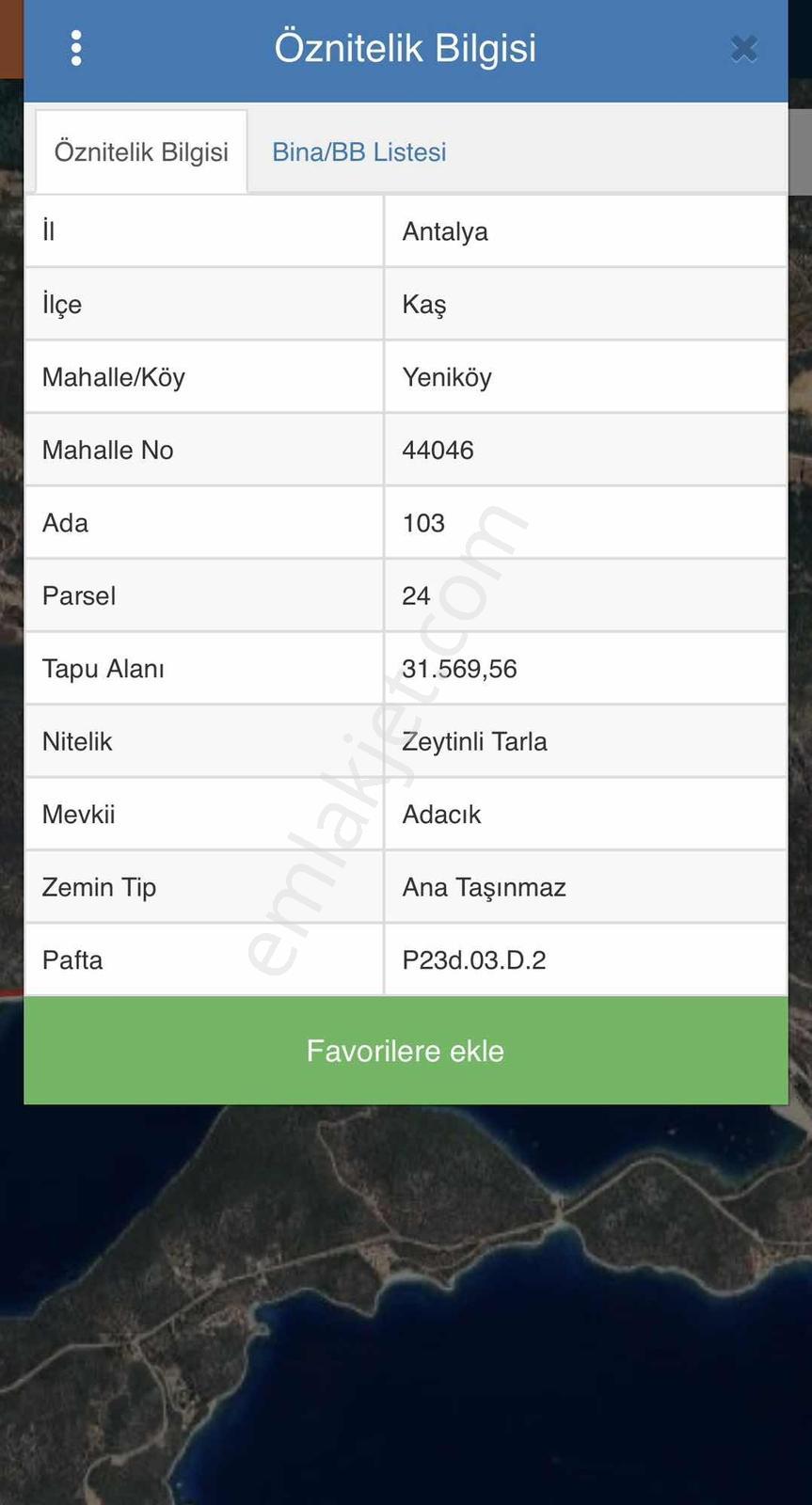 Antalya Kaş Ta Rızai Taksim Mi Yapılmış 500 Metre² Tarla - Görsel 7