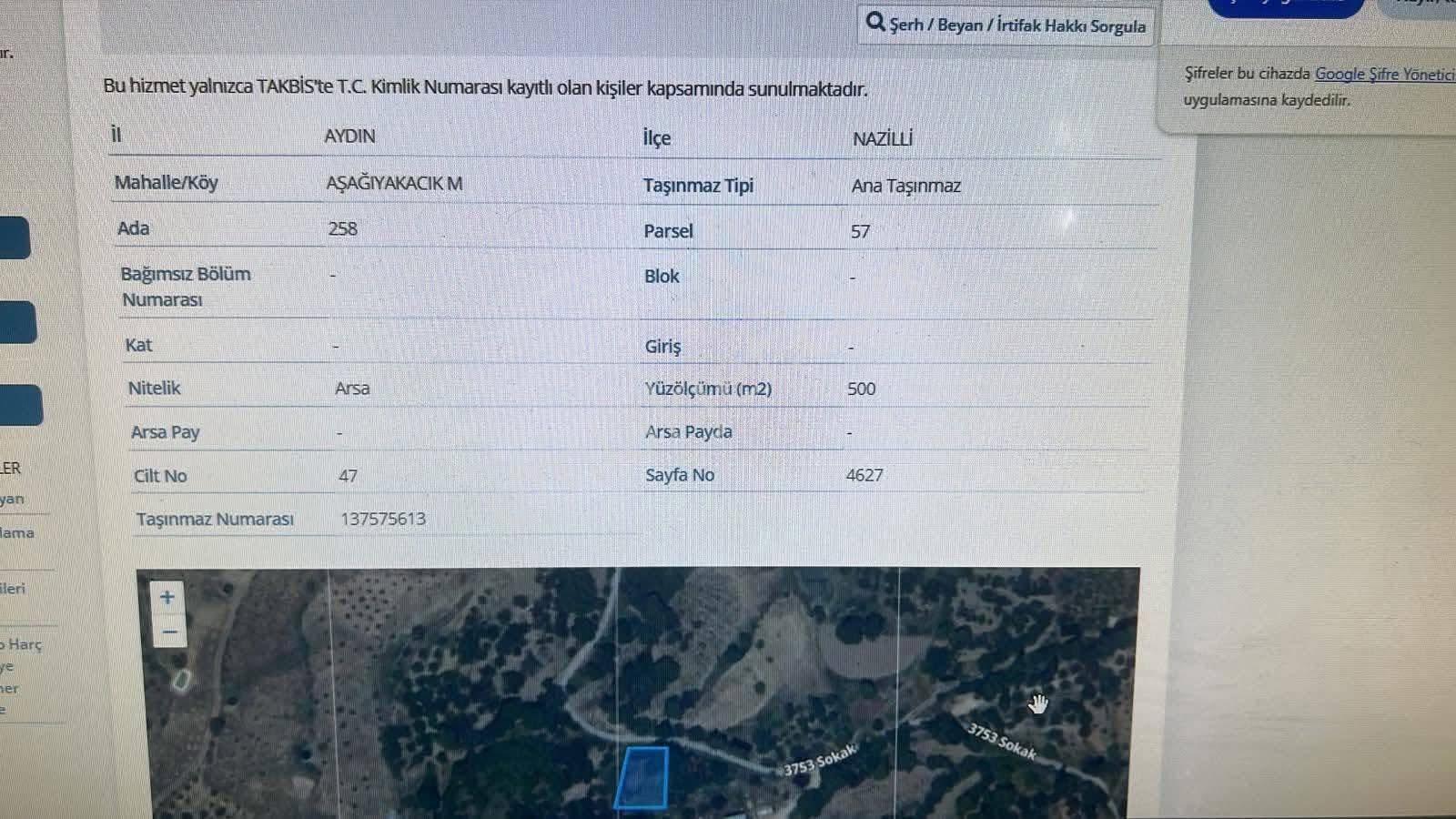 Aydın / Nazilli – Aşağıyakacık Mahallesi’nde Satılık İmarlı Arsa - Görsel 8
