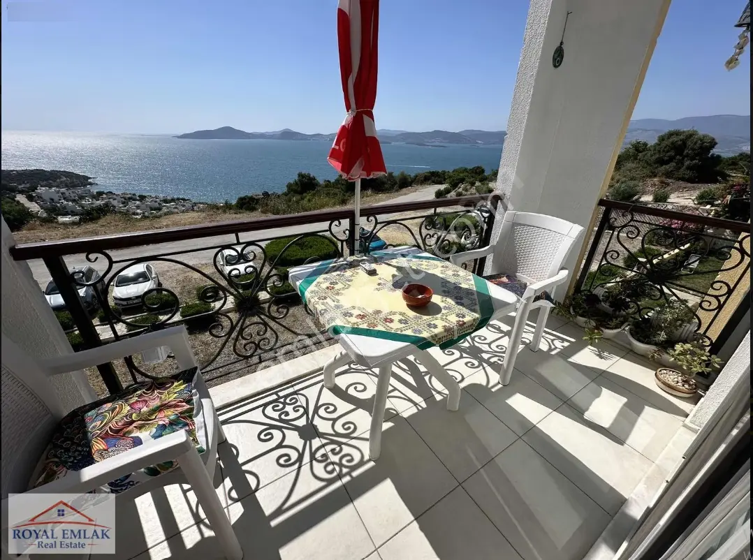 Muğla Bodrum Güllük Satılık Full Deniz Manzaralı Daire - Görsel 2