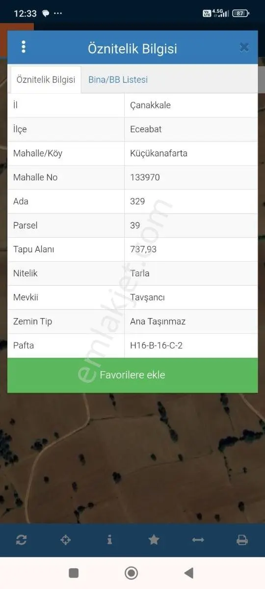 Küçük Anafartalar Köyünde Göl Ve Deniz Manzaralı Kupon Arazi - Görsel 3