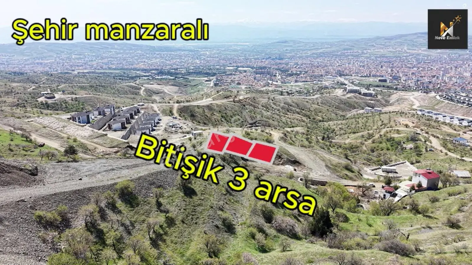 * Nova* Şehir Manzaralı Satılık Bitişik 3 Arsa - Görsel 2