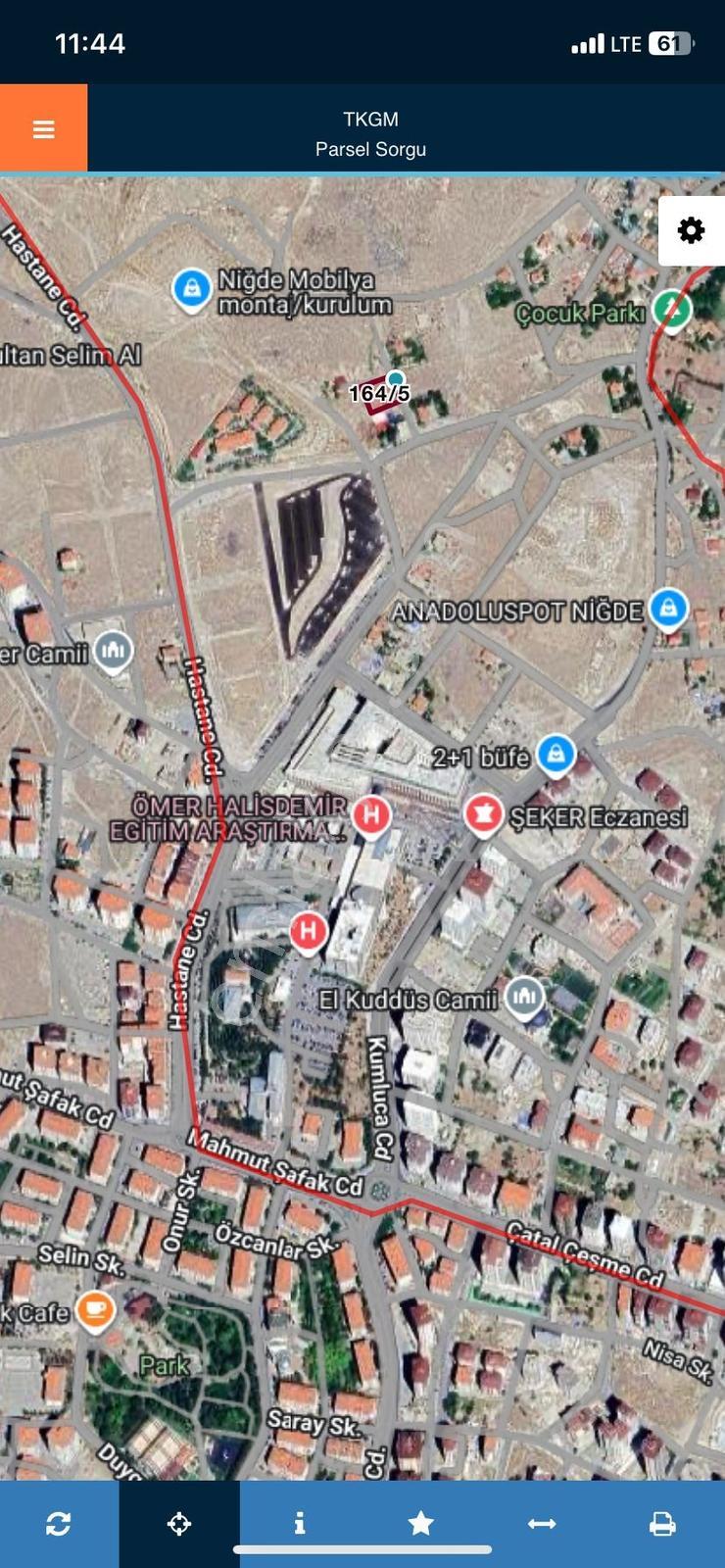 Cm Emlak Kumluca Hastane Civarı Mükemmel Konum 1041 M2 Arsa - Görsel 15