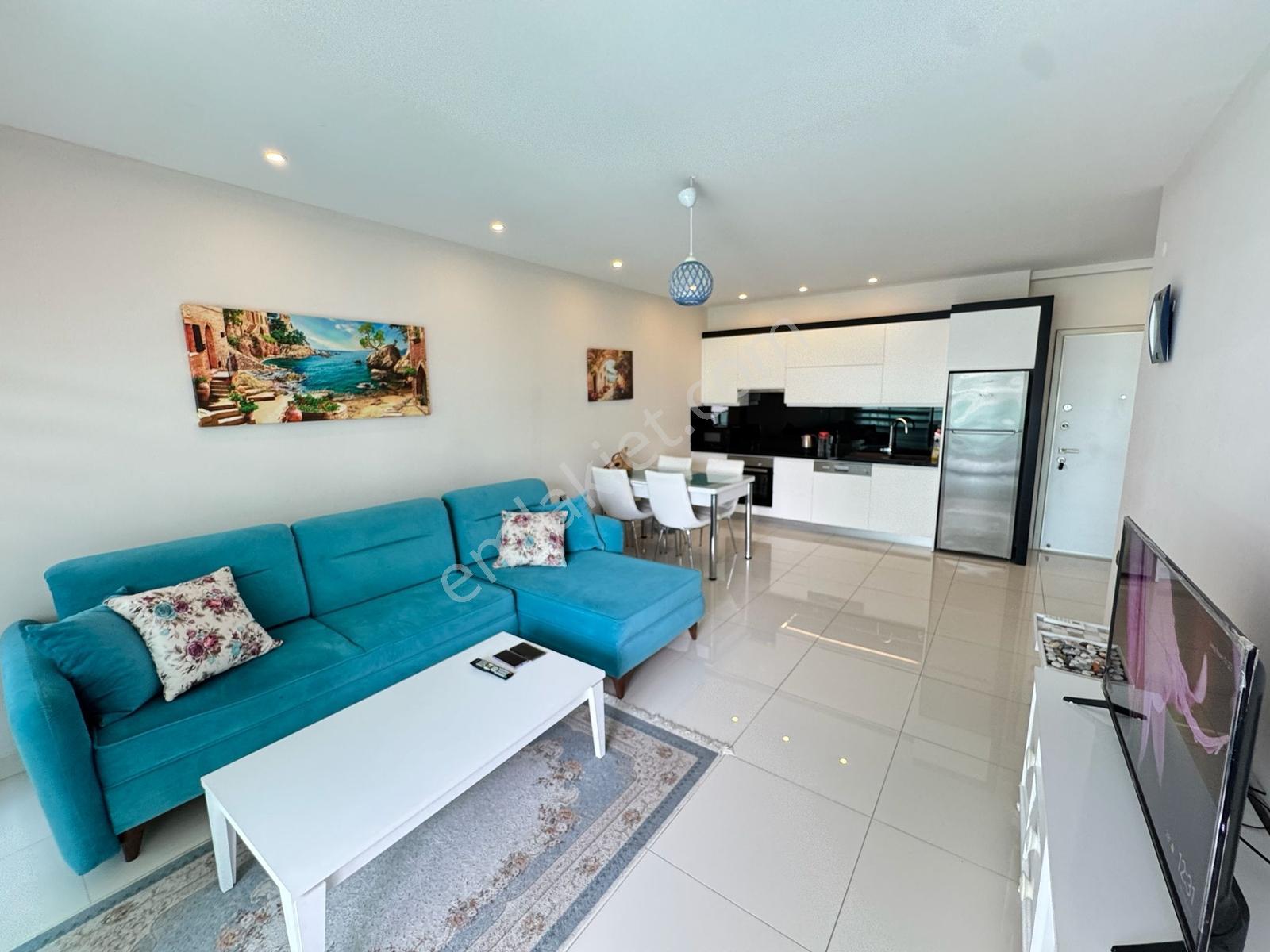 Alanya Kargıcak Mah. Konak Resort Sitesinde 1+1 Eşyalı Daire - Görsel 15