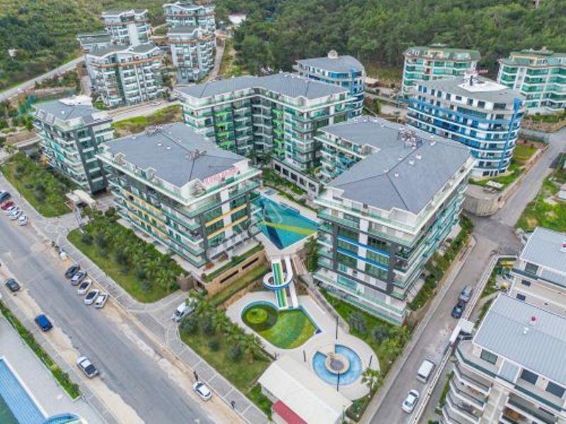 Alanya Kargıcak Mah. Konak Resort Sitesinde 1+1 Eşyalı Daire