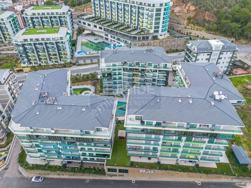 Alanya Kargıcak Mah. Konak Resort Sitesinde 1+1 Eşyalı Daire - Görsel 8