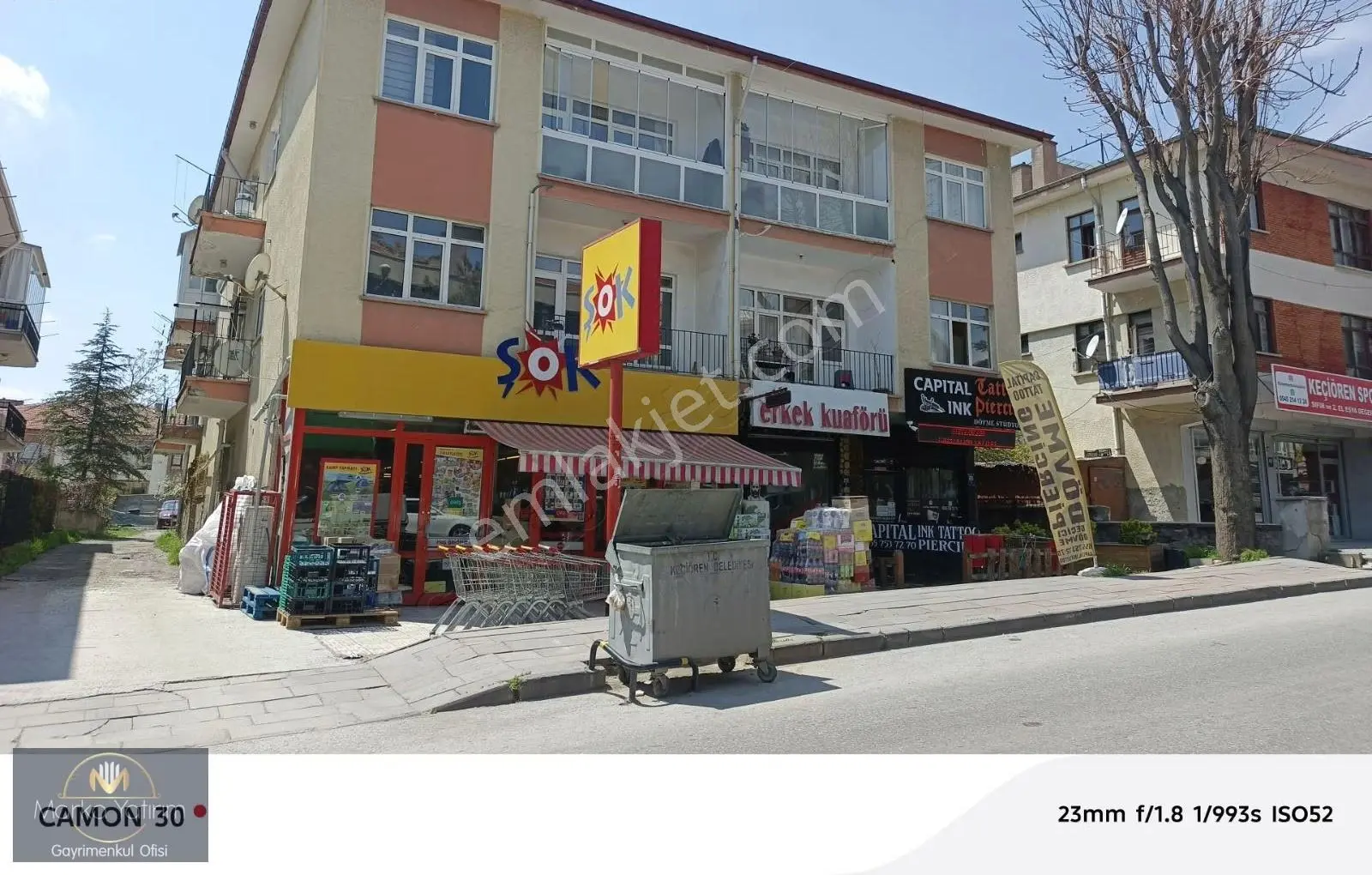 Sanatoryum Caddesinde 140 M2 İşlek Cadde Üzeri Ön Cepheli Bacalı