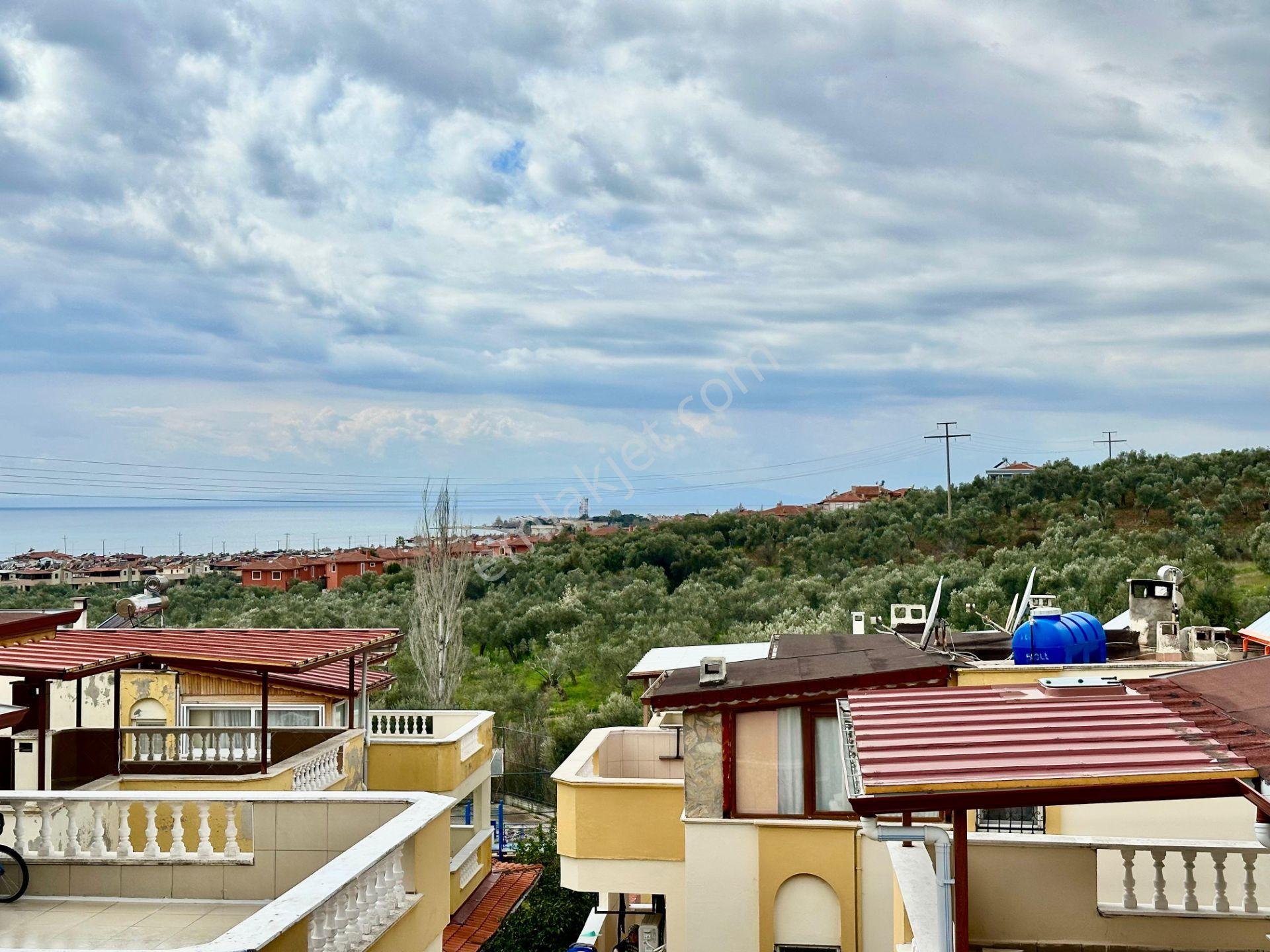 ꧁ay Emlaktan꧂narlı'da Kazdağı Eteklerinde Muhteşem Deniz Manzaralı Teraslı Satılık 3+1 Villa - Görsel 17