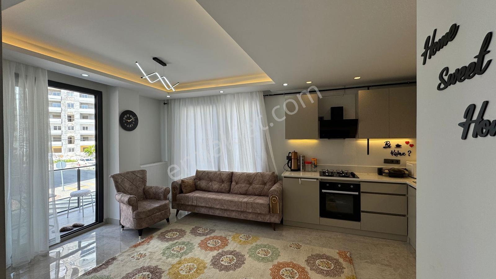 King'den Erdemli Aşağı Alata'da Kiralık Eşyalı Sıfır 1+1 Daire - Görsel 4