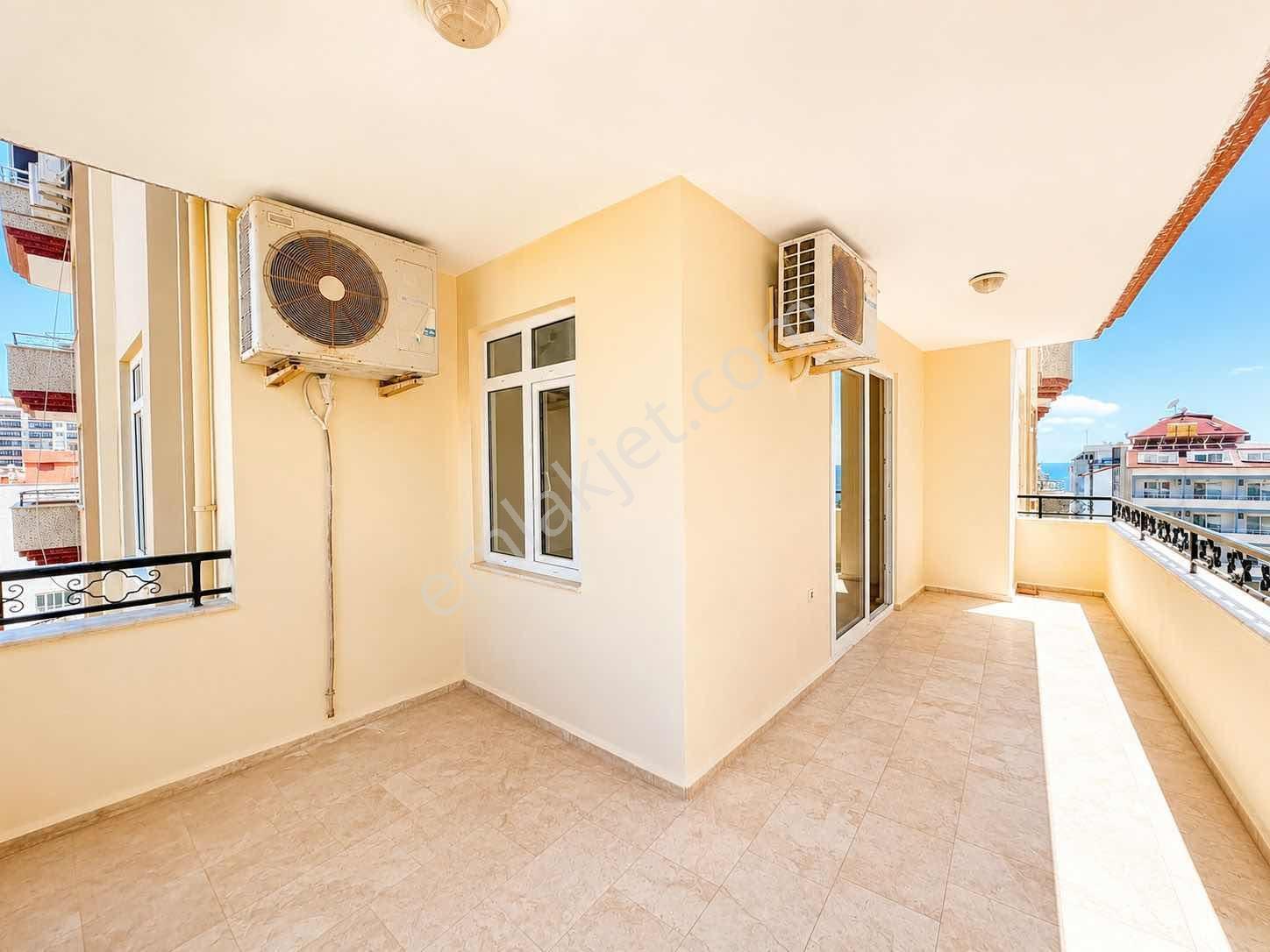 Mahmutlar'da Barbaros Cad. Deniz Manzaralı 3+1 Kiralık Daire - Görsel 14