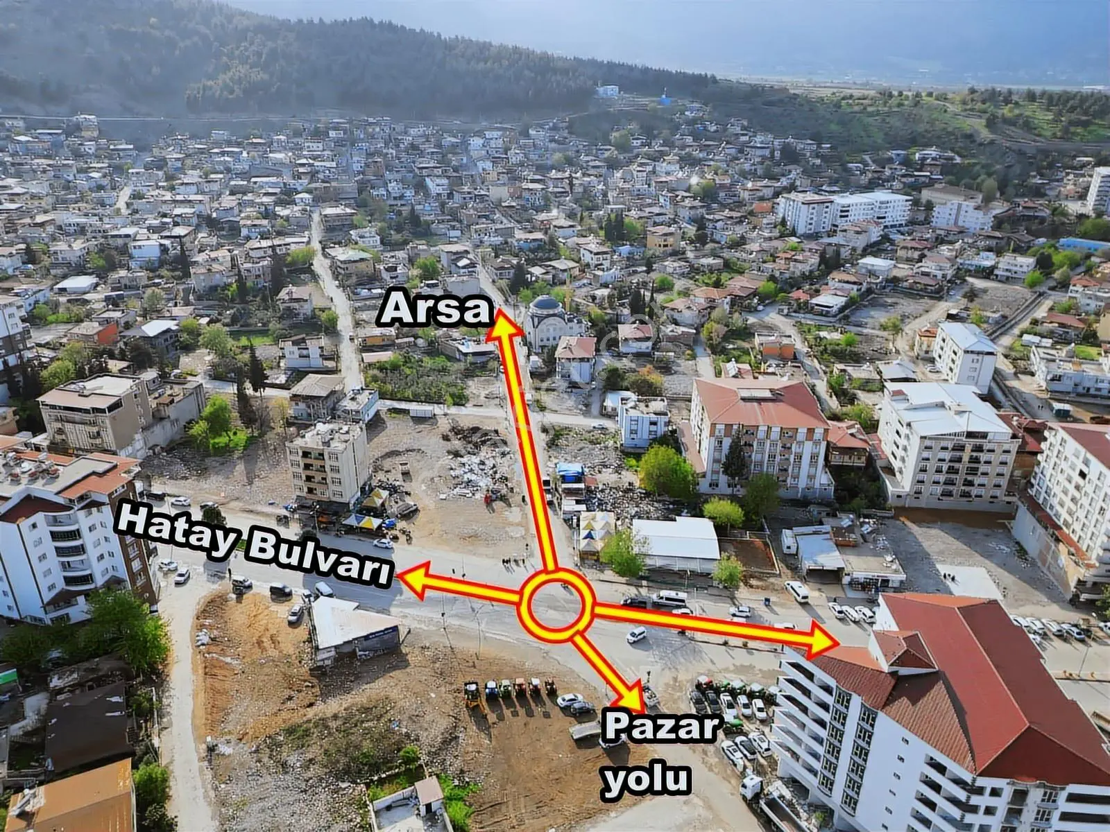 İslahiye Pınarbaşı Mahallesi Net 396 M2 4 Kat İmarı Arsa - Görsel 11