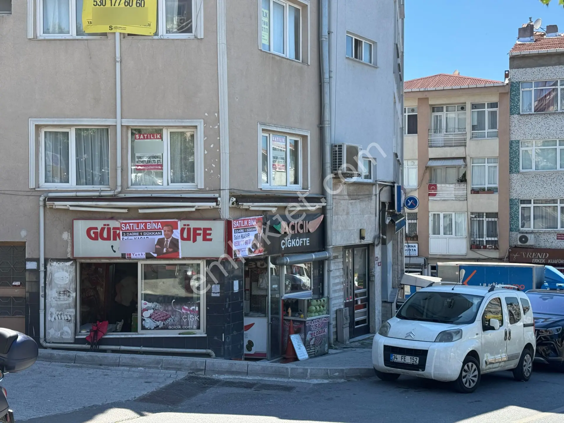 Yankıdan Fahri Atabey Cad.de 4 Katlı160m2 Dükkanlı Satılık Bina