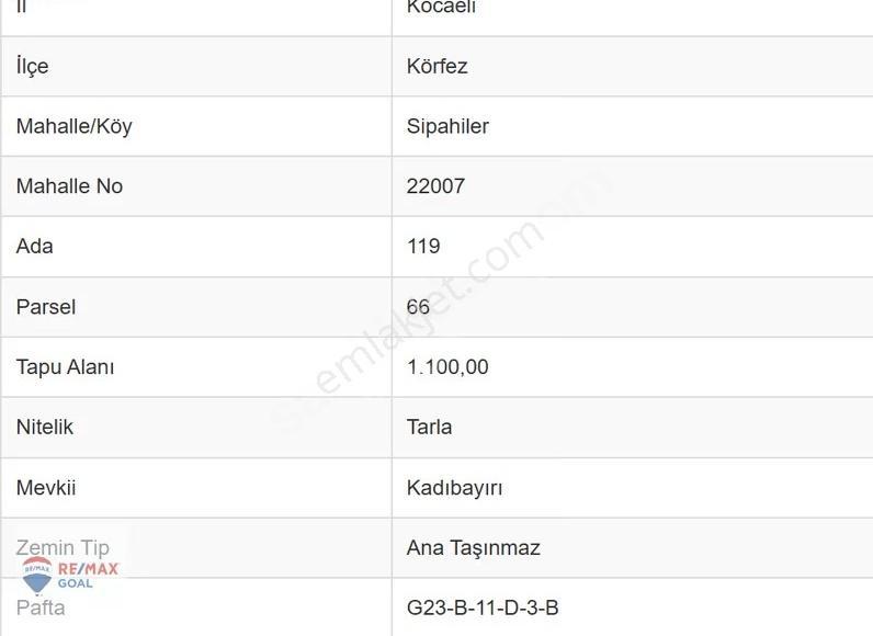Körfez Sipahiler Mah.1.100 M2 Yola 1 Parsel Satılık Tarla - Görsel 4