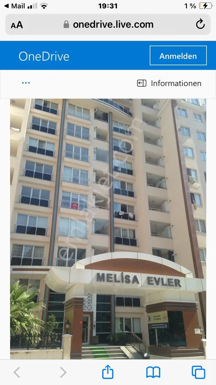 Old City'den Melisa Rezidans 9.kat 1+1 70m2 Güvenlikli Havuzlu..