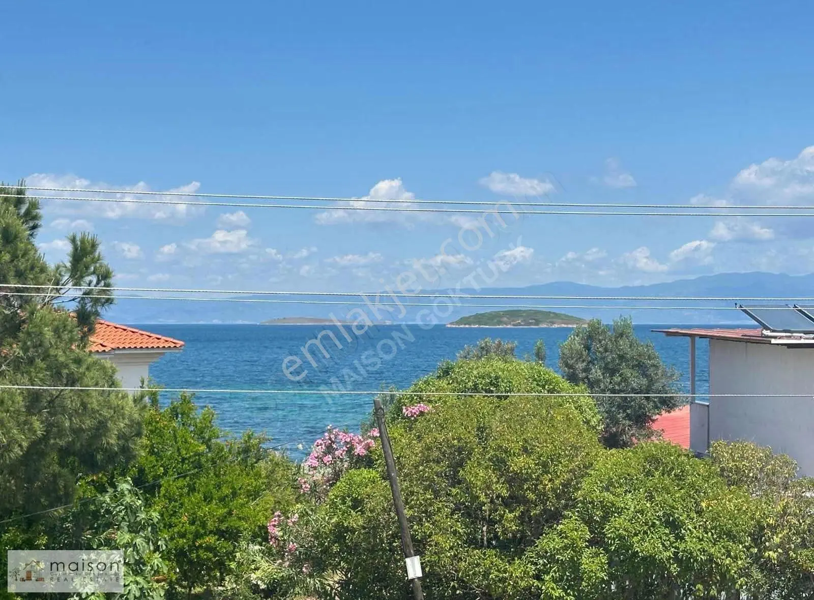 Ayvalık Sahilkent'te Denize 30m Deniz Manzaralı4+1müstakil Villa - Görsel 4