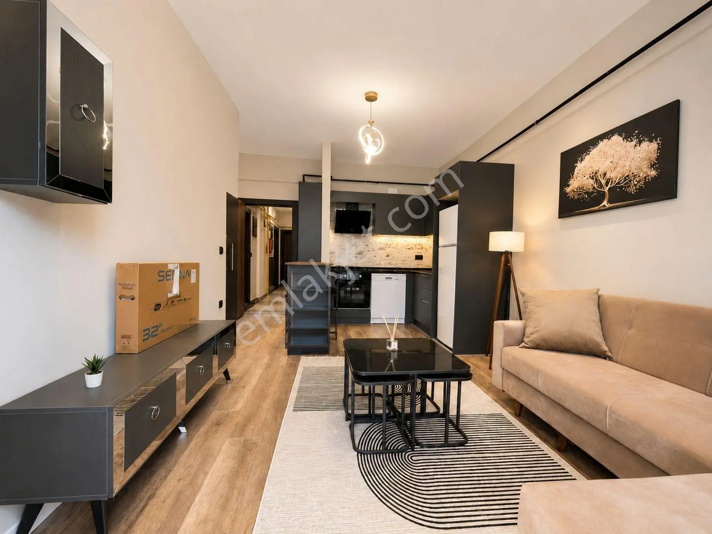 Atakum Körfezde Eşyalı Satılık 1+1 Daire