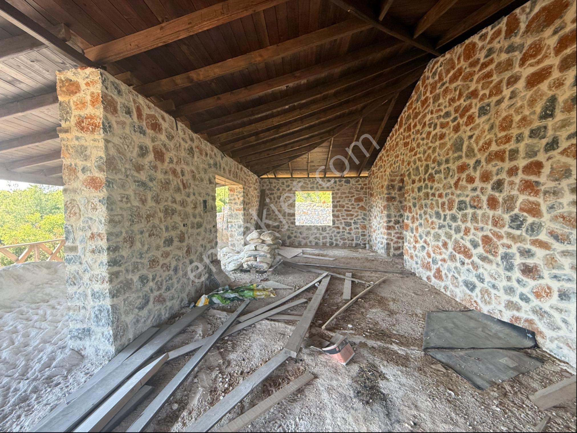 Alanya Orhan Mahallesinde Full Deniz Manzaralı 1.133m2 Taş Ev Ve Arsa - Görsel 28
