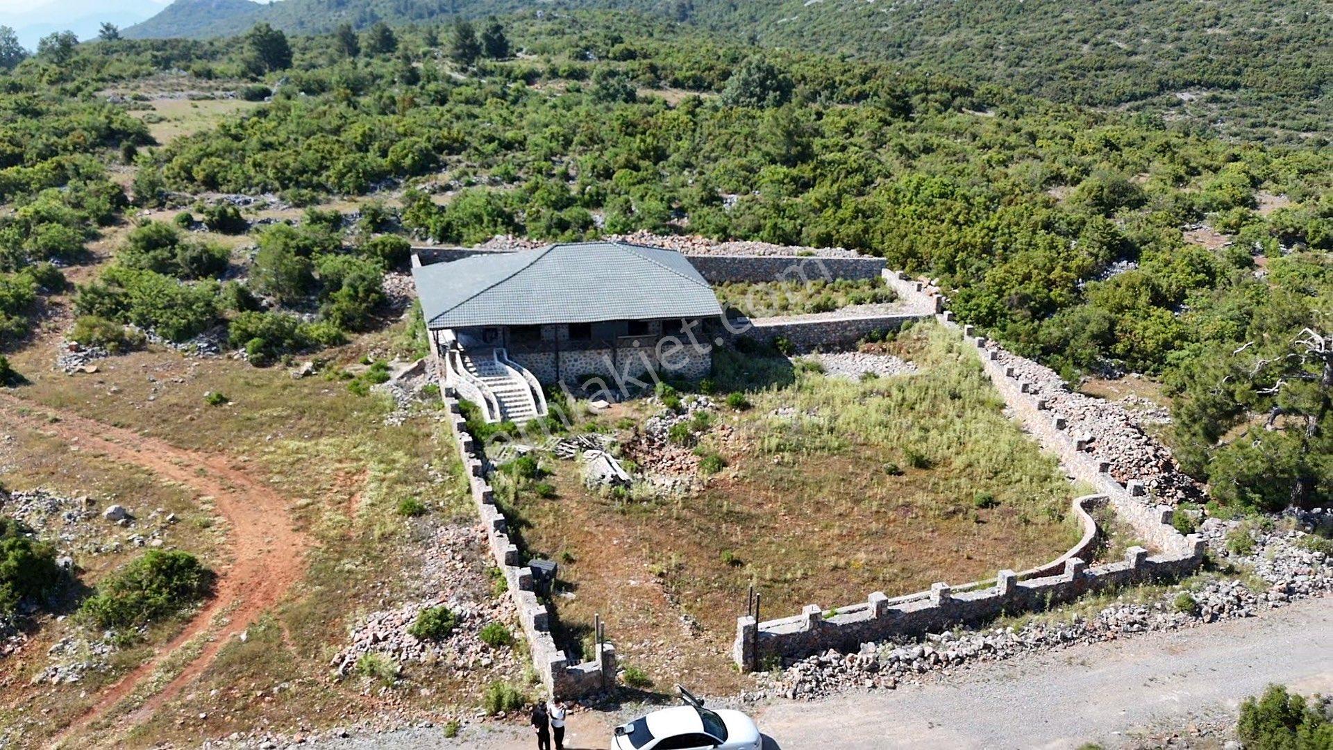 Alanya Orhan Mahallesinde Full Deniz Manzaralı 1.133m2 Taş Ev Ve Arsa - Görsel 11