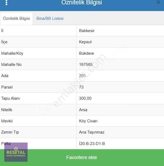 Balıkesir Kepsut Bükdere'de İmarlı Satılık Arsalar - Görsel 2