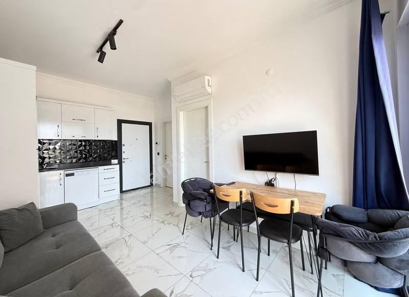 Alanya Oba'da Kiralık Eşyalı Sıfır 1+1 Amerikan Mutfak Daire - Görsel 3