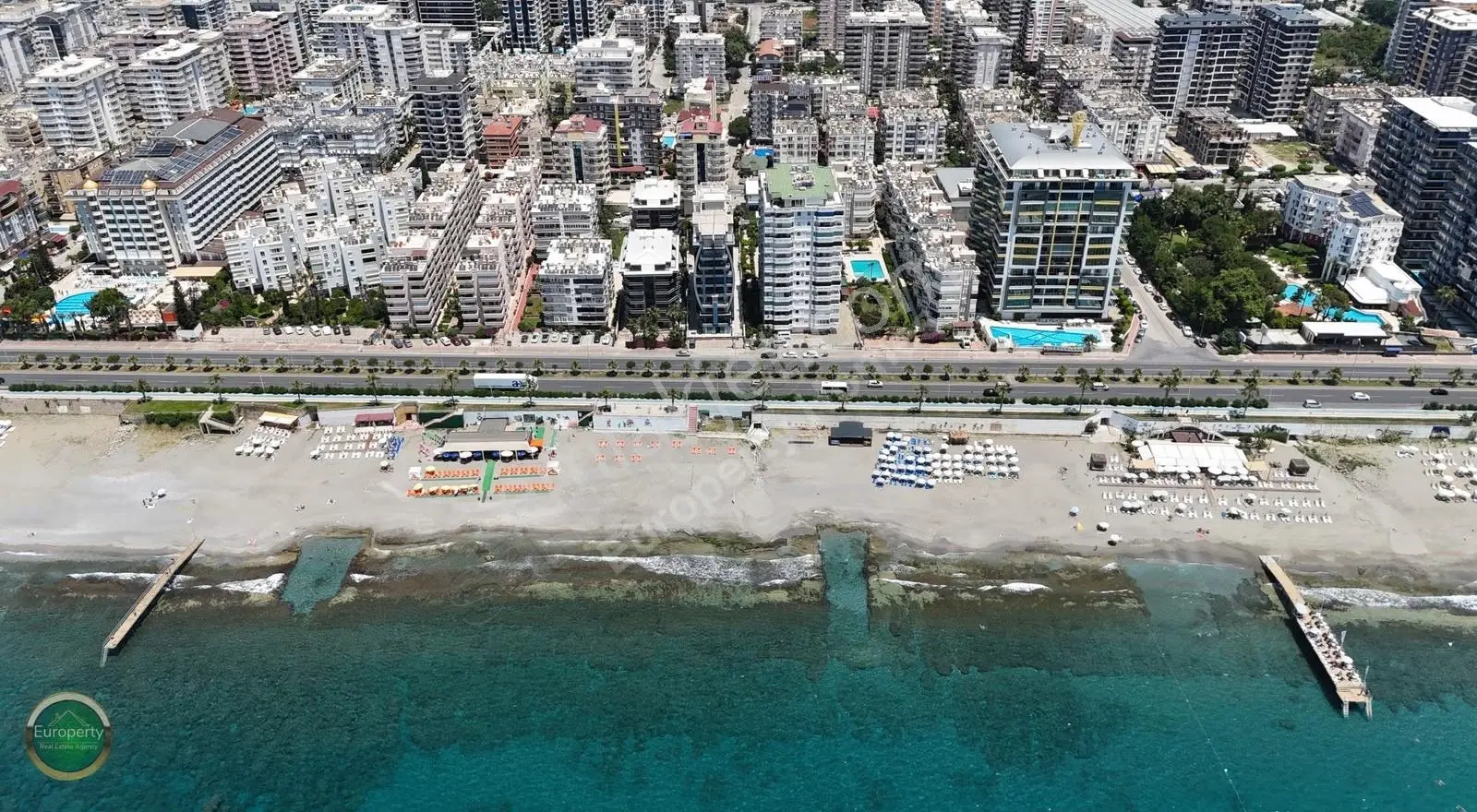 Alanya Mahmutlar'da Deniz Manzaralı 1+1 Eşyalı Daire
