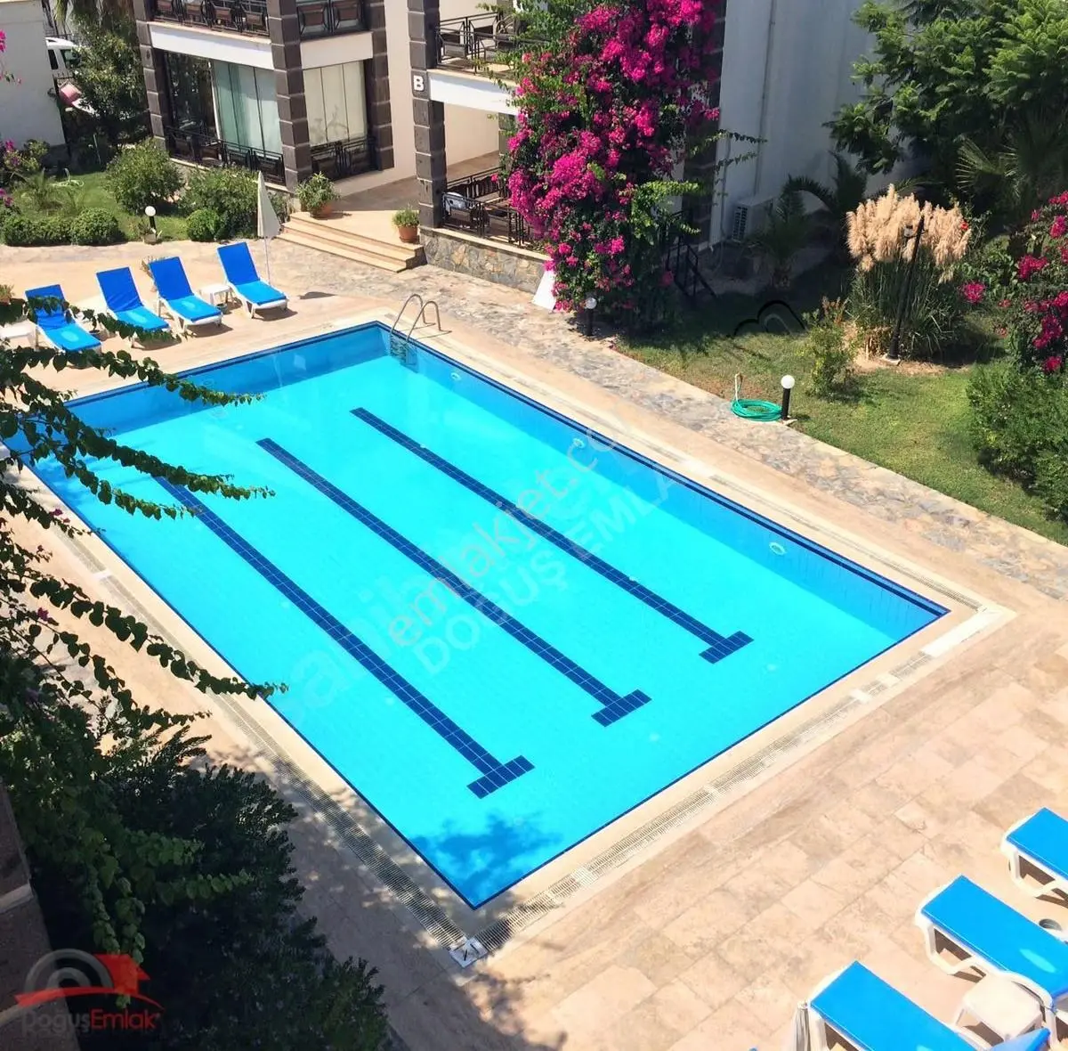 Doğuş Emlak'tan Kiralık Havuzlu Sitede 1+1 Full Eşyalı Daire