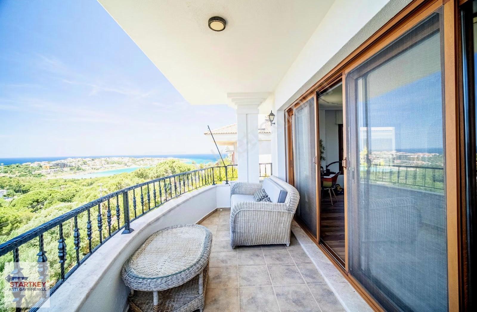Çeşme Paşalimanı, Deniz Manzaralı Müstakil Bahçeli Satılık Villa - Görsel 29