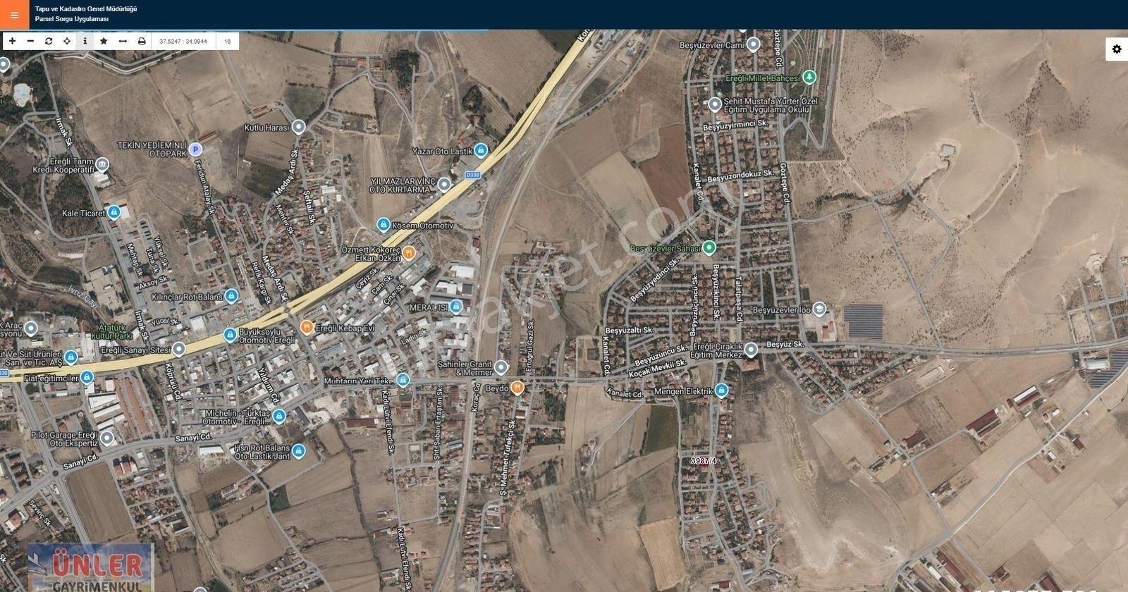 Fiyat Düştü 500 Evlerde Ereğli Manzaralı Köşebaşı Müstakil Arsa - Görsel 4