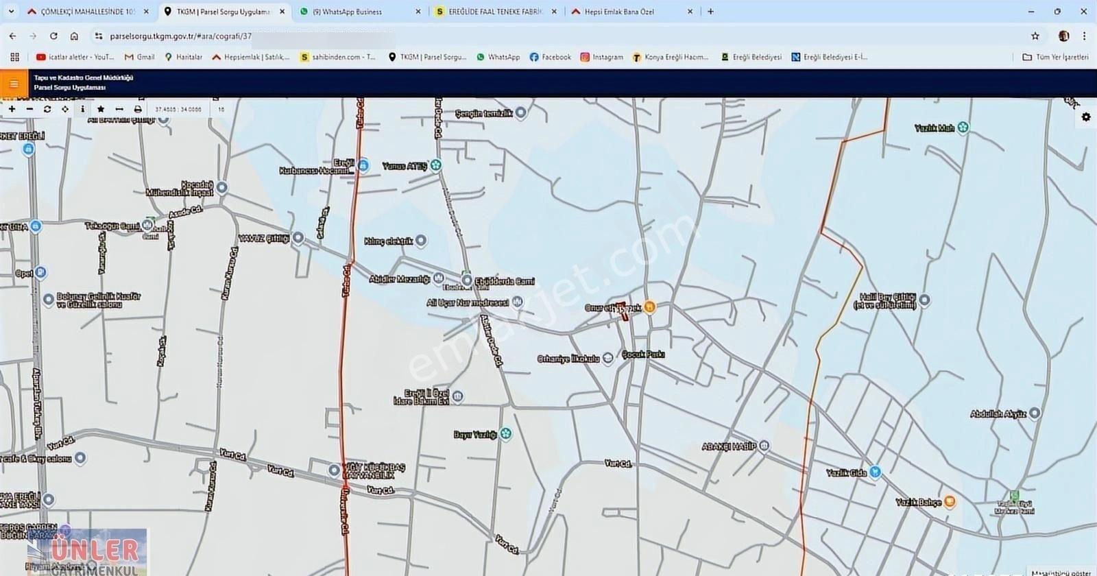Orhaniye Merkezi Yerde Ve Ticarete Uygun Tek Tapu Arsa - Görsel 9