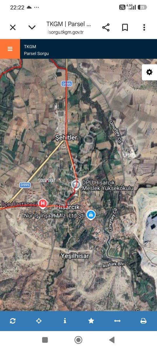 İmara Yakın Konumda 1.231 M² Yatırımlık Tarla Hisarcık 82.yıl Da - Görsel 3