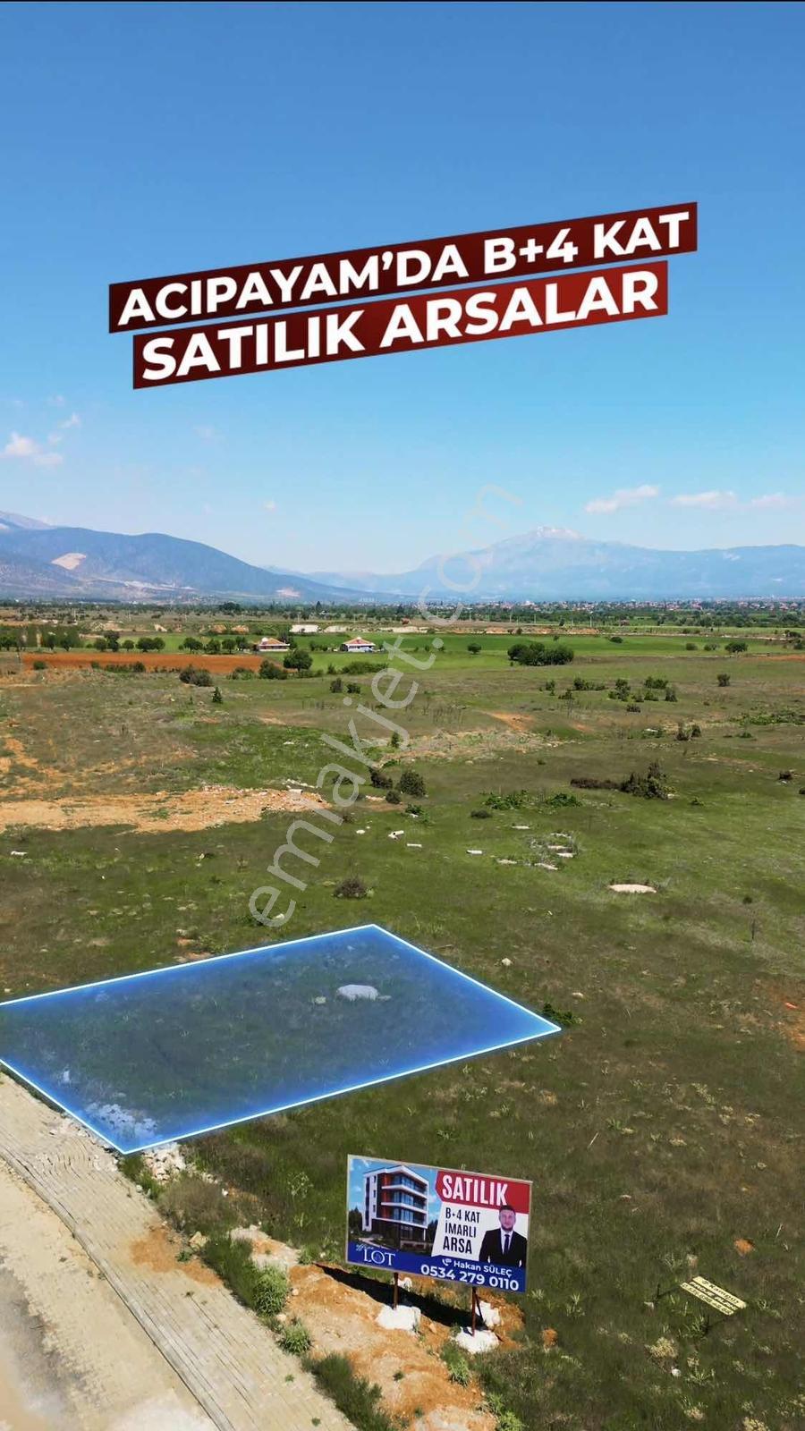 Acıpayam Çamlık Toki Karşısı B+4 Kat Arsa