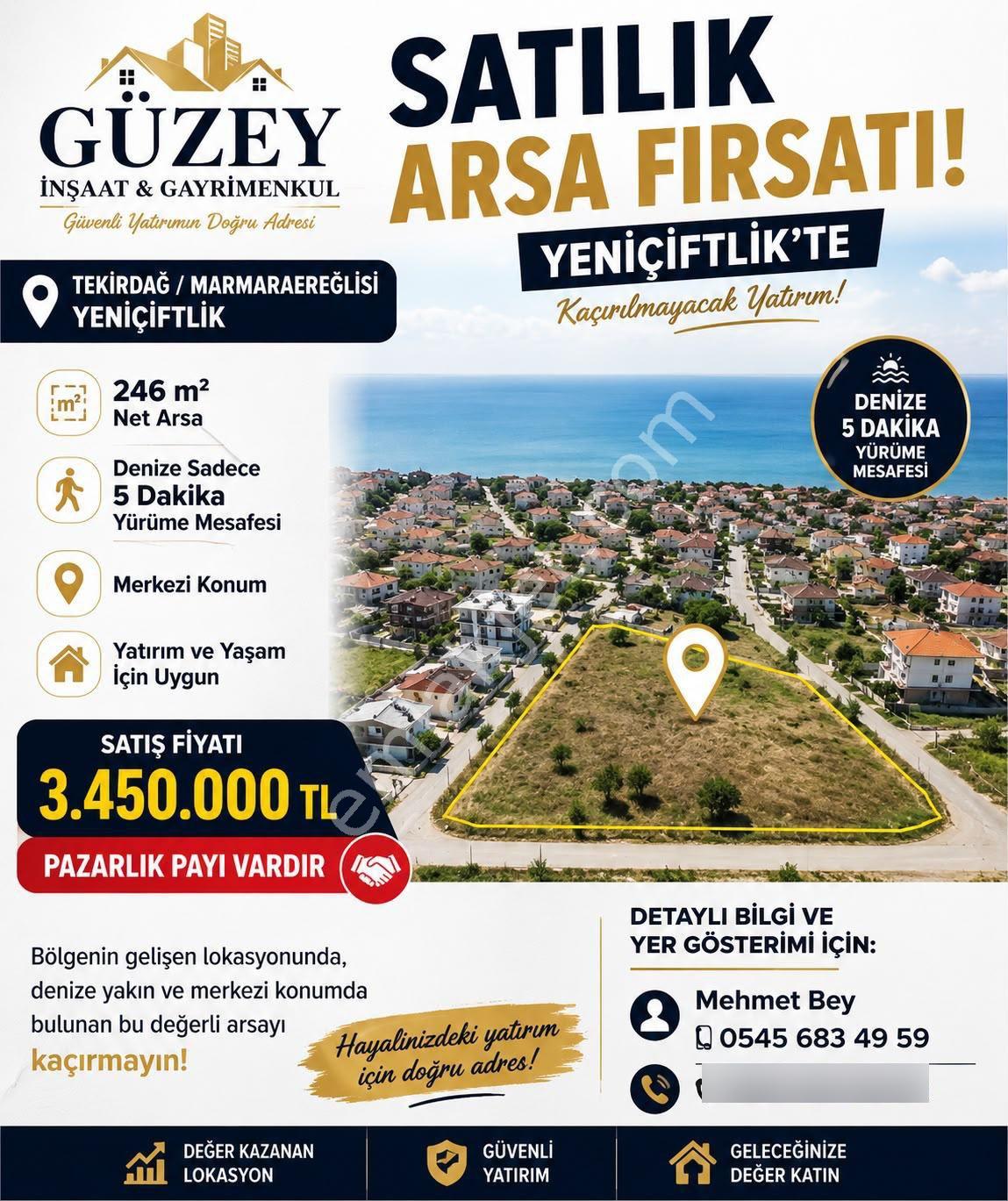Yeniçiflikte Satılık Arsa