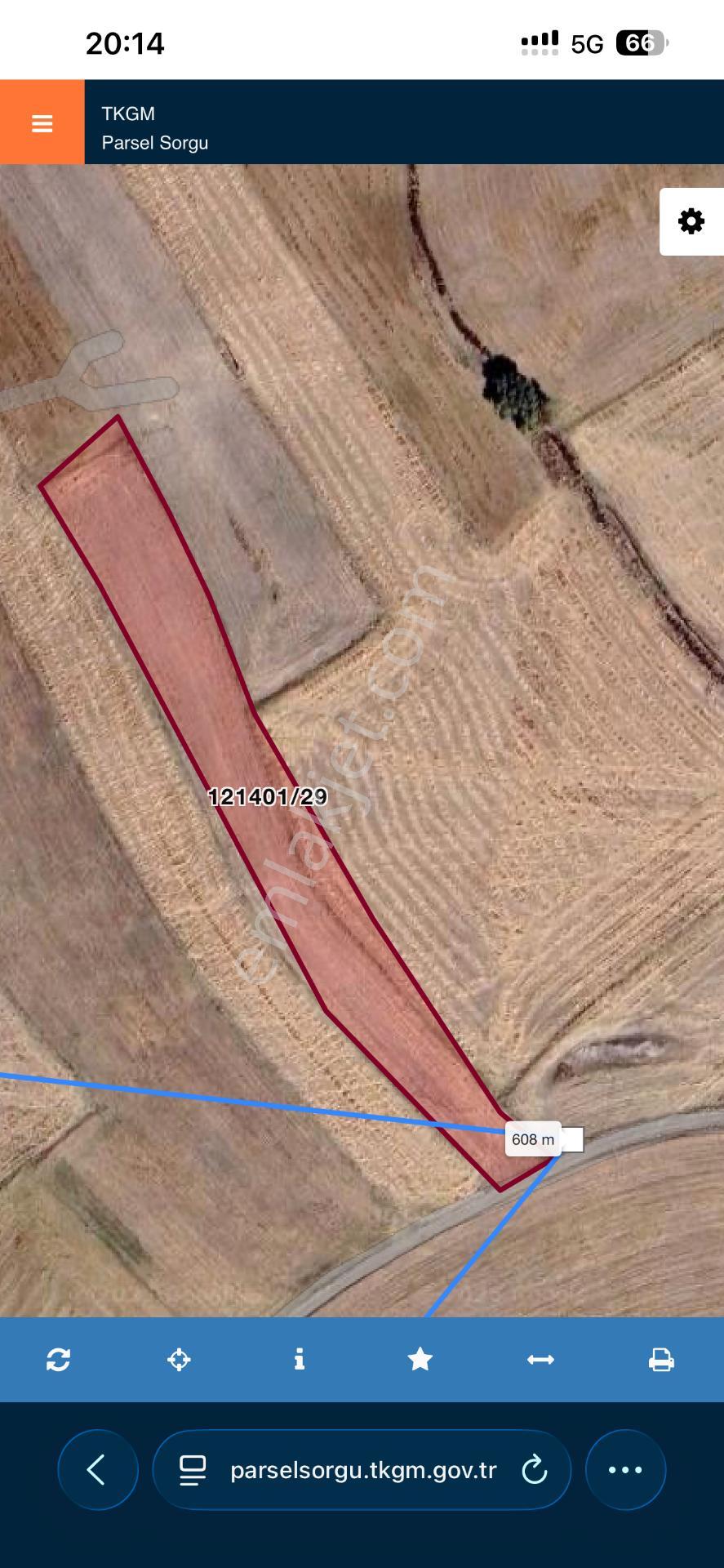Ankara Gölbası Kırıklı Mah 5153m2 Koye 600 Metre Mesafe Tek Tapu - Görsel 3