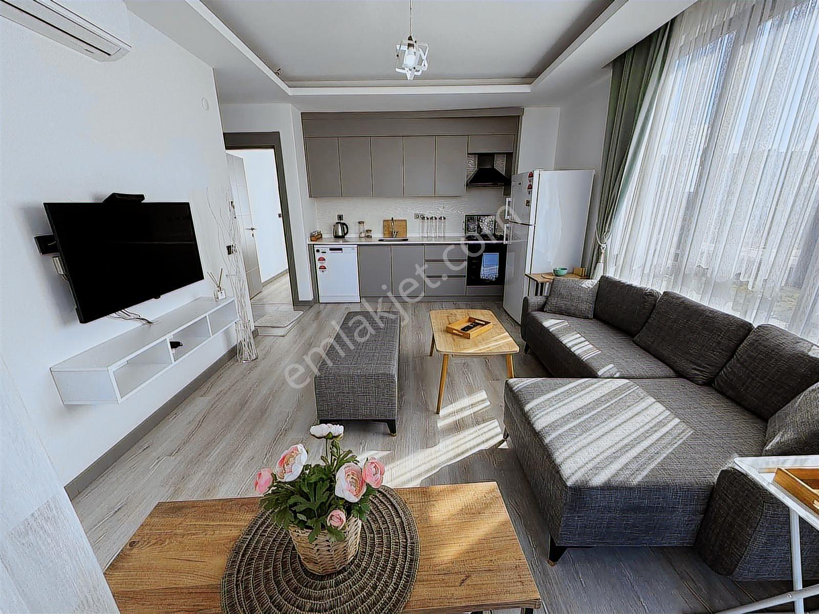 Han'dan Havuz-güvenlikli Site İçi Ara Kat Full Eşyalı 2+1 Daire! - Görsel 8