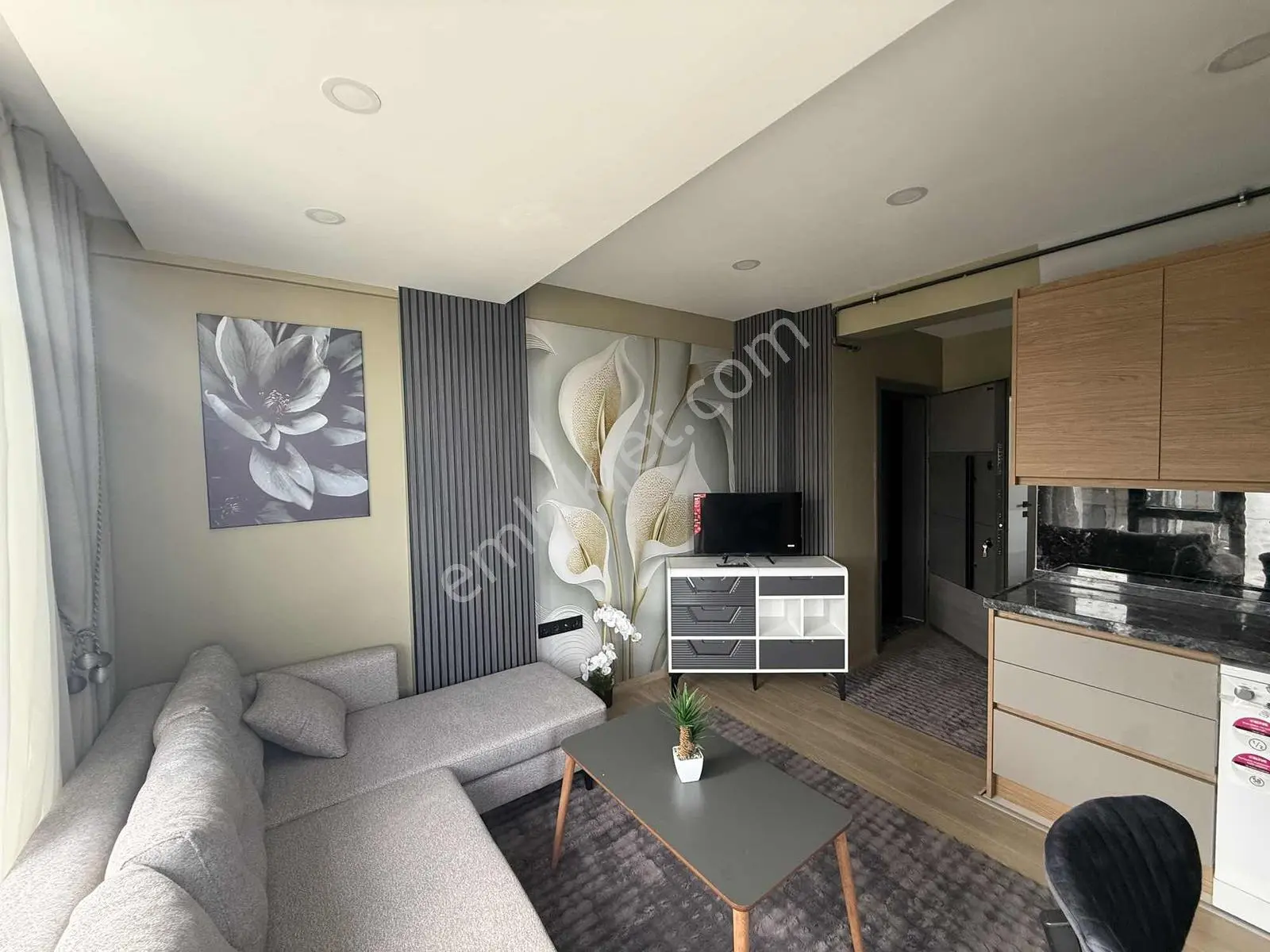 Ultra Lüks Eşyalı Deniz Manzaralı Kiralık 1+1 - Görsel 4