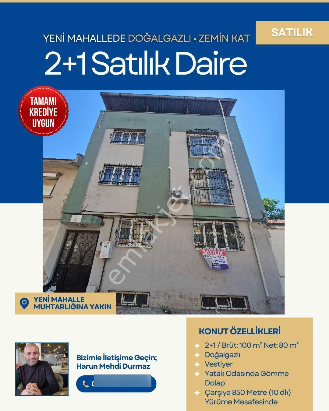 Yeni Mah.'de Doğalgazlı Zemin Kat 2+1 Satılık Daire - Görsel 22