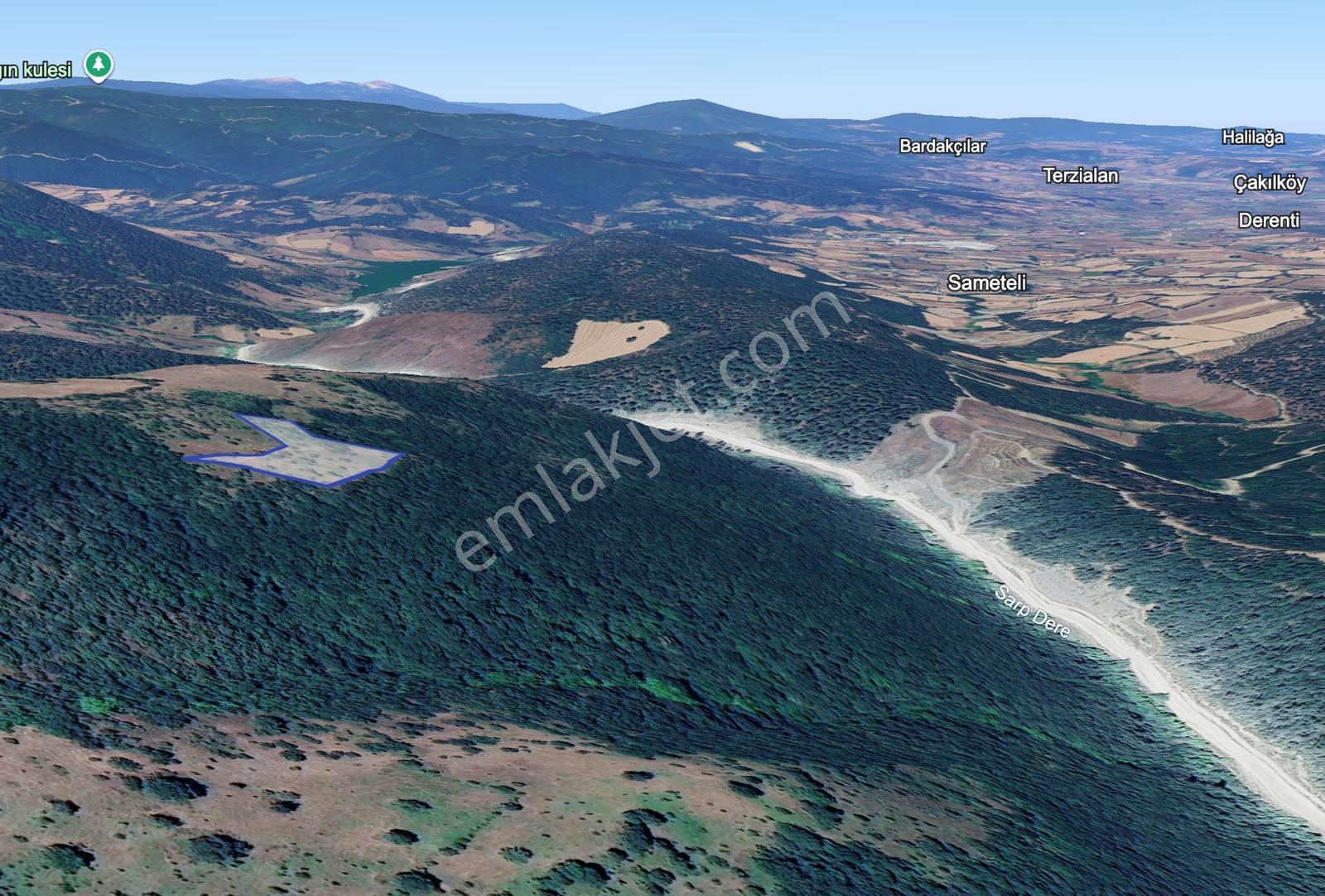Çanakkale Yenice Yukarıkaraaşık'ta Satılık 4.899 M² Tarla - Görsel 23