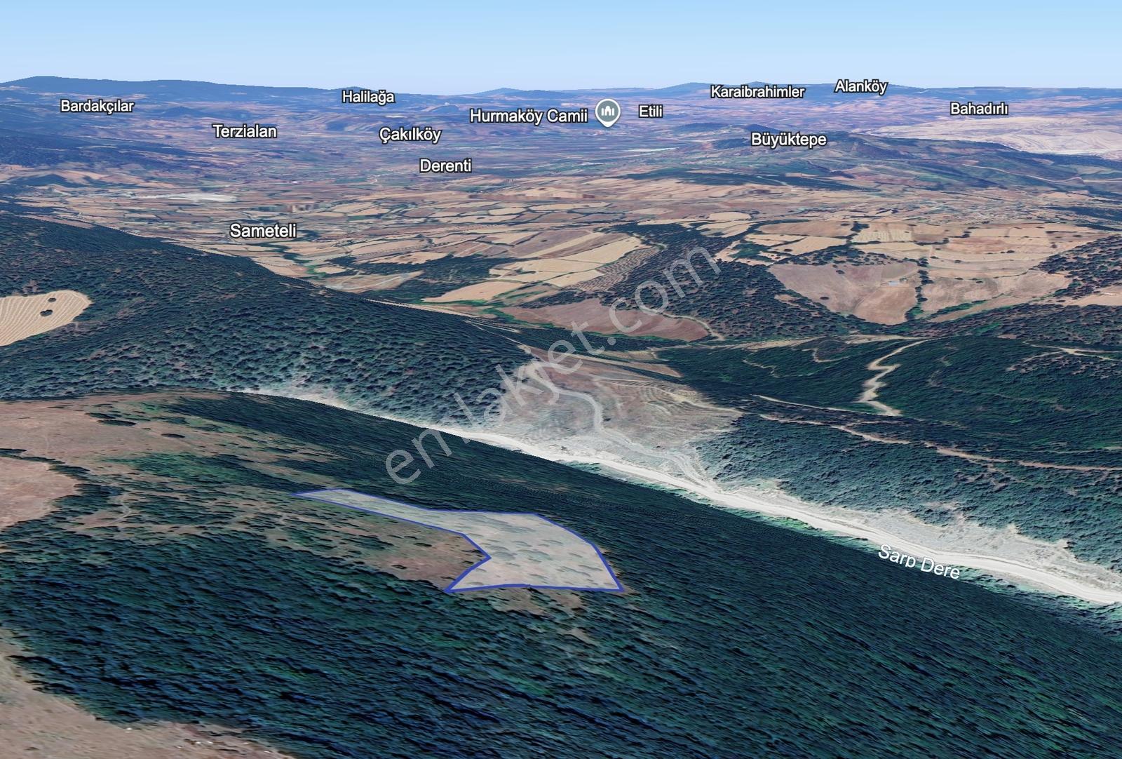 Çanakkale Yenice Yukarıkaraaşık'ta Satılık 4.899 M² Tarla - Görsel 34