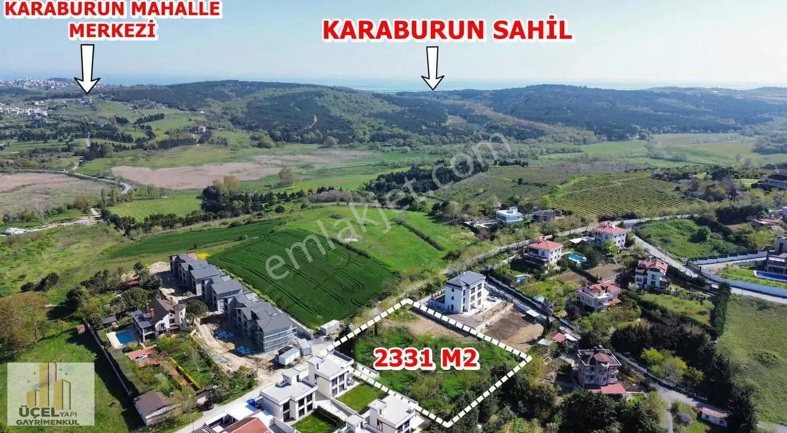 Durusu Gölü Manzaralı 2331 M2 Villa İmarlı Satılık Arsa - Görsel 2