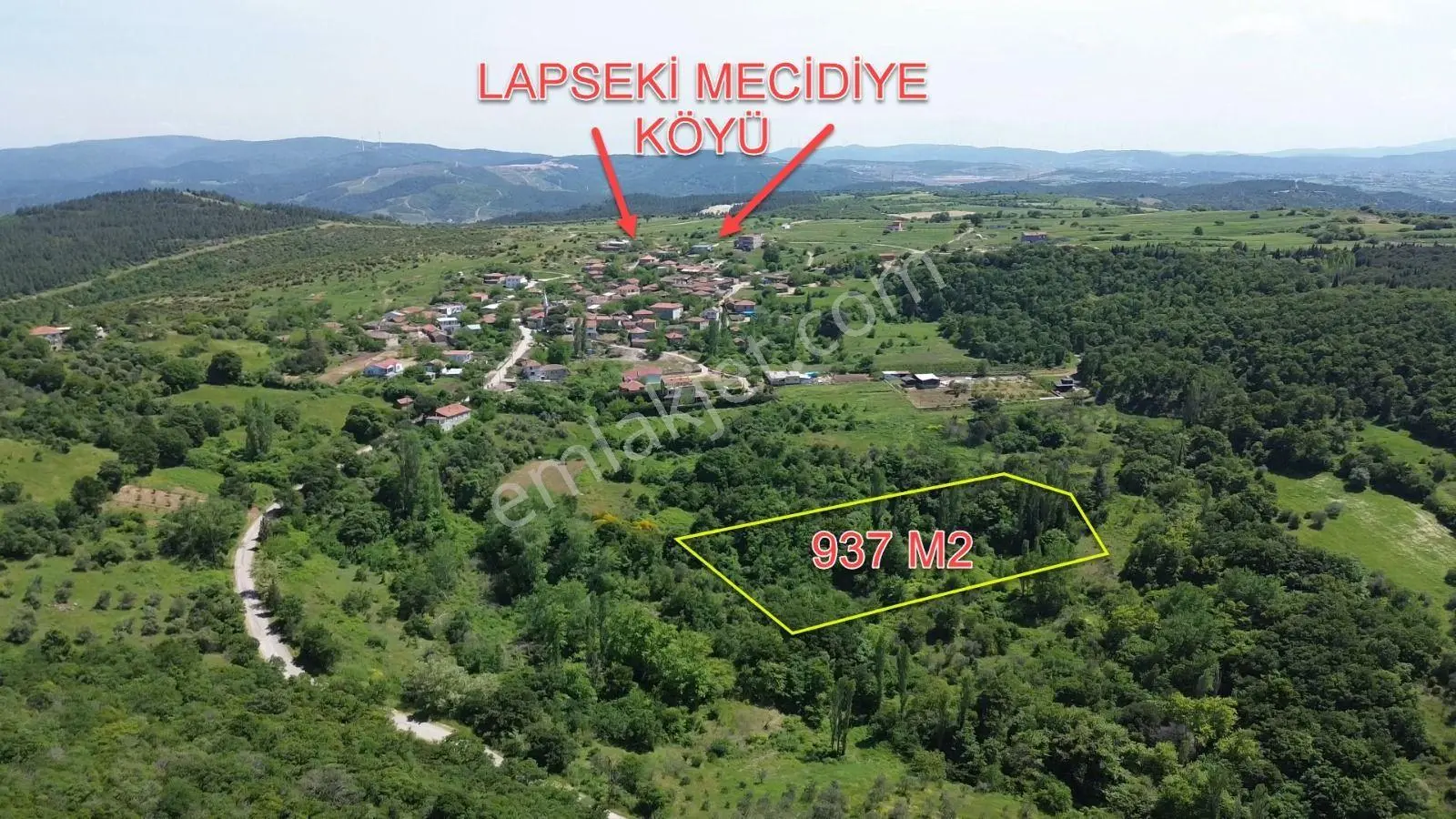 Çanakkale Lapseki Mecidiye De Satılık 937 M2 Tarla 550.000 Tl - Görsel 4